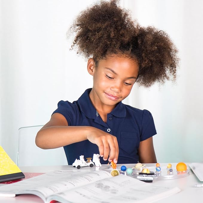 Safari Ltd Space TOOB With 10 Out Of-This-World Toy Figurines, Including 2 Astronauts, 1 Space Chimp, 6 Space Craft, And More! – For Ages 3 And Up