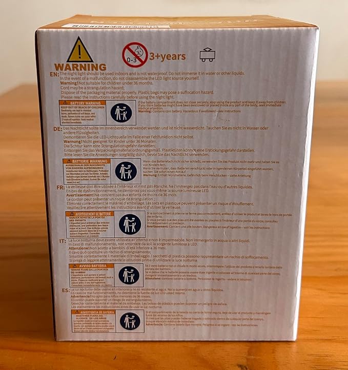 WHA&DARREN Penguin Night Light for Kids, Portable, Rechargeable Silicone Baby Night Light, Girls and Boys Animal Lamp, Kawaii Lamp