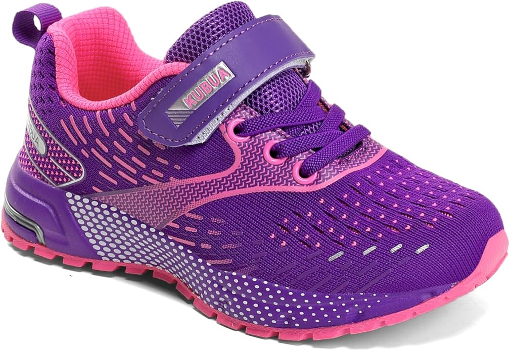 KUBUA Kids Sneakers for Boys Girls Running Tennis Shoes Lightweight Breathable Sport Athletic