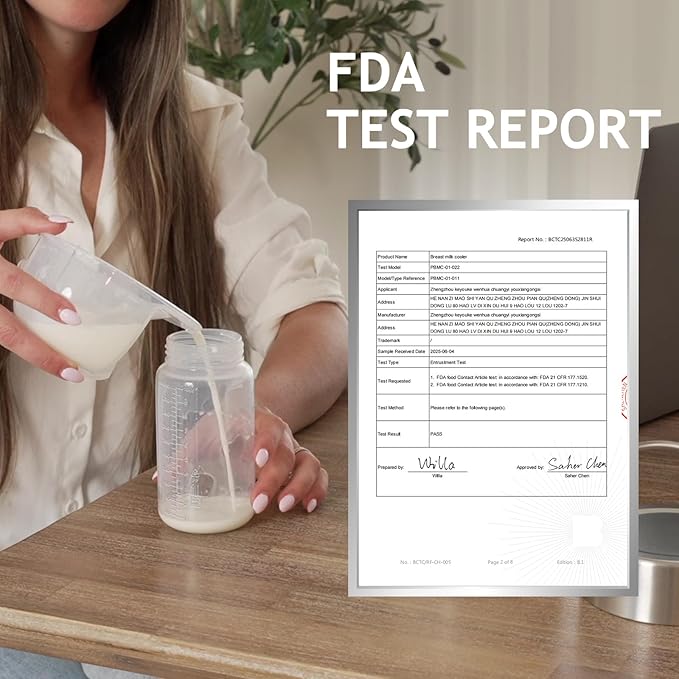 11oz Portable Breast Milk Cooler for Outdoor, Keeps Milk Cold for up to 16 Hours, Breastmilk Chiller with Breastmilk Storage Bottle, Baby Feeding Essentials