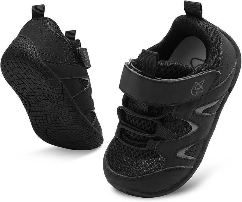 LeIsfIt Baby Shoes Boys Girls First Walking Shoes Non-Slip Toddler Breathable Sneakers Infant Sneakers