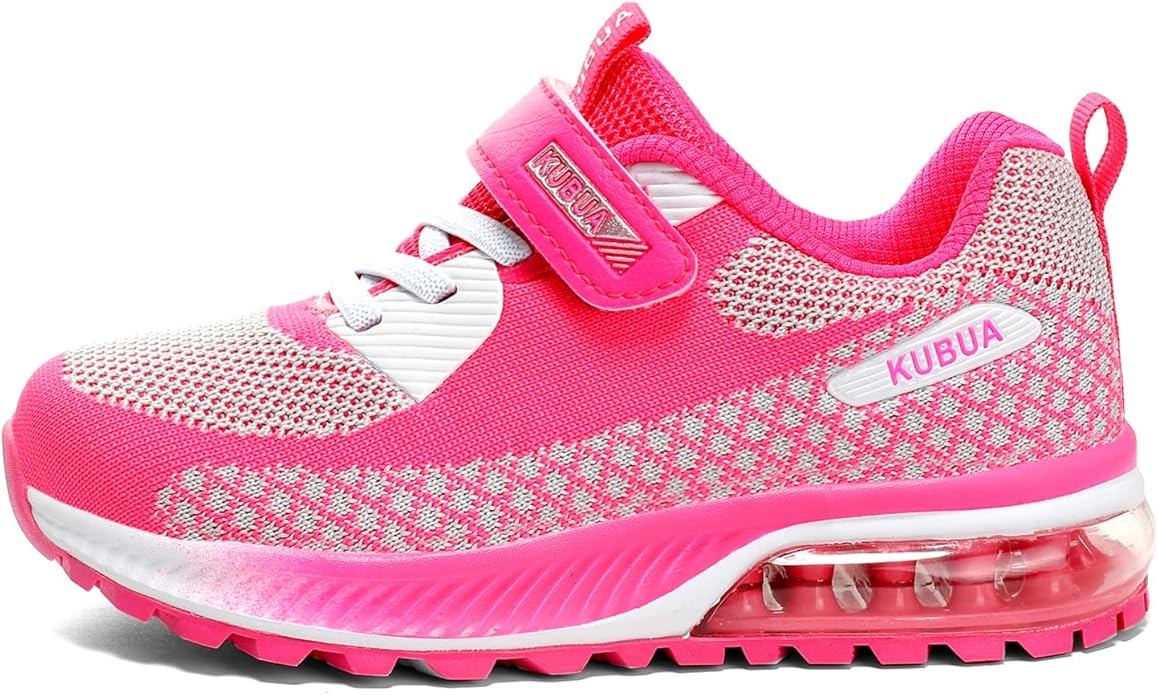 KUBUA Kids Sneakers for Boys Girls Running Tennis Shoes Lightweight Breathable Sport Athletic