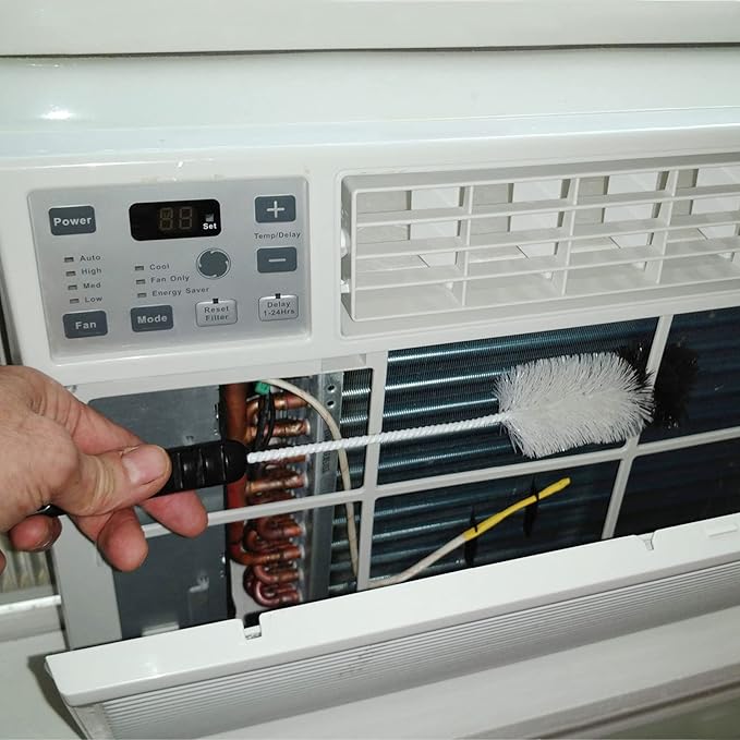 Coralpearl Bottle Brushes Thin Long Handle X 4, Utility Skinny Wire Cleaner Set Big Small, Bendable Flexible for Cleaning Narrow Neck Water, Beer, Wine, Baby Bottles, Pipes, Tubes, Hoses, and Flasks