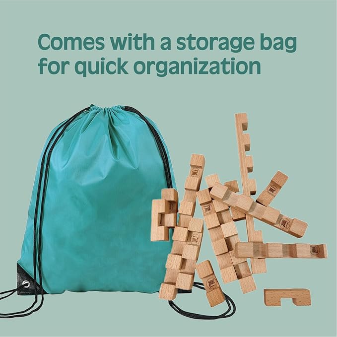 Animal Camel Educational Wooden Building Blocks -Chinese Mortise and Tenon Assembled into Various Shapes,STEM Toy Gifts for Kid and classroom,DIY Building Toys for Ages 5+ and Adults-37 Pcs