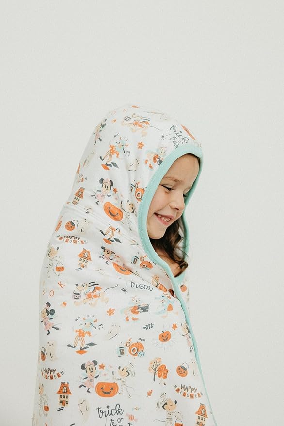 Copper Pearl Premium Big Kid Hooded Towel 'Mickey Mouse's Boo Bash' - One Size