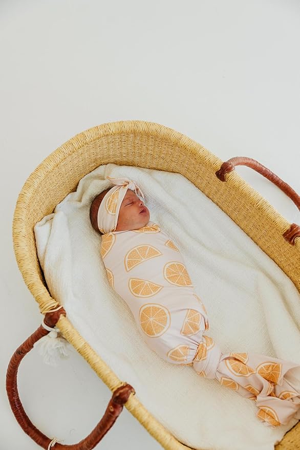 Copper Pearl Baby Swaddle Blanket - Premium Knit Baby Blanket, Large Soft Stretchy Receiving Blankets for Baby Boy and Girl, Swaddles for Newborn, Infant, and Toddler (Cutie)