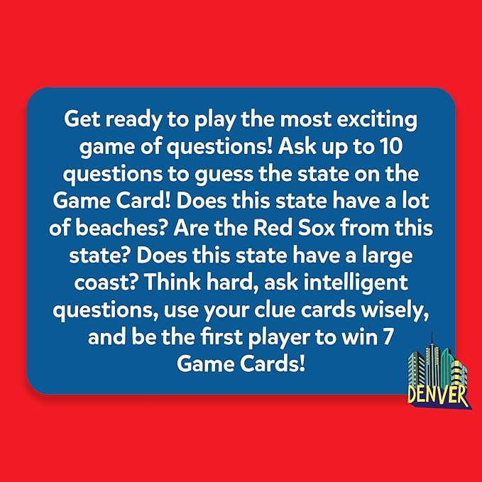 Skillmatics Guess in 10 States of America, Educational Travel Toys, Christmas Stocking Stuffers for Boys, Girls, and Kids Who Love Card Games, Geography and History, Gifts for Ages 8, 9, 10 and Up