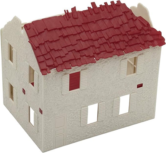BMC WW2 Ruined Spanish Farm House - Plastic Army Men Playset Accessory
