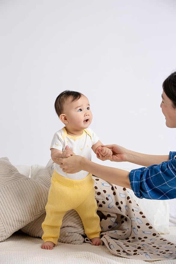 MONICA + ANDY Baby Organic Short Sleeve Jack + Jill Bodysuit