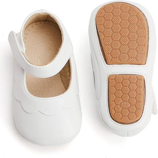 Soft Sole Baby Shoes - Infant Baby Walking Shoes Moccasins Rubber Sole Crib Shoes