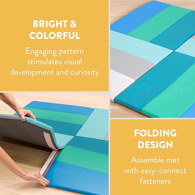 FlipTiles Folding Activity Mat, Folding Playmat, Contemporary