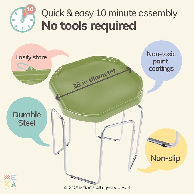 MEKA Tuff Tray Set for Sensory Play