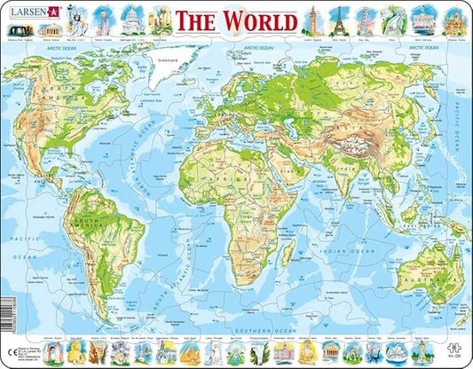 Larsen Puzzles The Physical World 80 Piece Children's Educational Jigsaw Puzzle