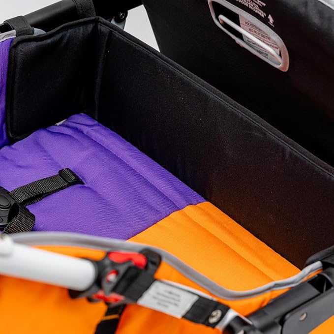 Familidoo H6E 6 seat Baby Stroller- Double Canopy - Daycare Strollers with 5 Point Safety Harness - Backseat footrest Extension for 0 to 36 Months