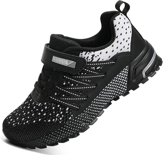 KUBUA Kids Sneakers for Boys Girls Running Tennis Shoes Lightweight Breathable Sport Athletic