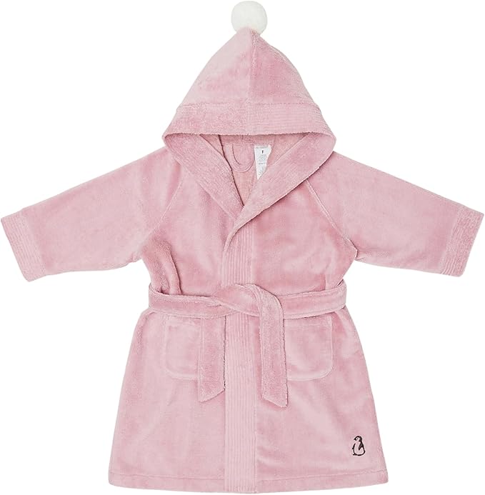 Konny Kids Bathrobes, Hooded Towel, Oeko-TEX Certified Bathrobes, Ultra Soft, Quick-Dry Washcloth for 3-5Y Baby Boys & Girls