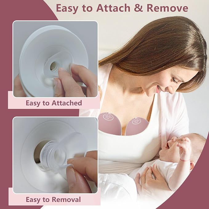 4pcs Flange Inserts 17mm Compatible with Momcozy M9/M6/M5/V1 Pro/V2 Pro/S12 Pro/S9 Pro Wearable Breast Pump, for Momcozy Breast Pump Replacement Parts, Reduce 24mm Nipple Tunnel Down to 17mm