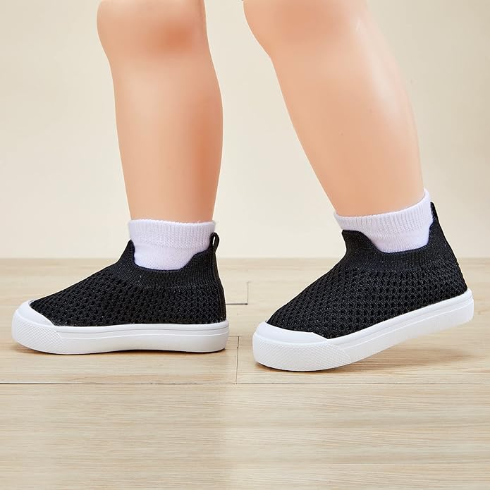 BMCiTYBM Baby Sneakers Girls Boys Lightweight Breathable Mesh First Walkers Shoes 6-24 Months