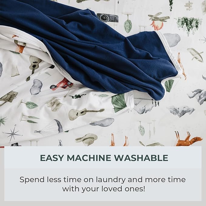 Pobi Baby Premium Baby Blanket, Soft Stretchy Quilt for Babies, Toddlers, Kids (Explore)