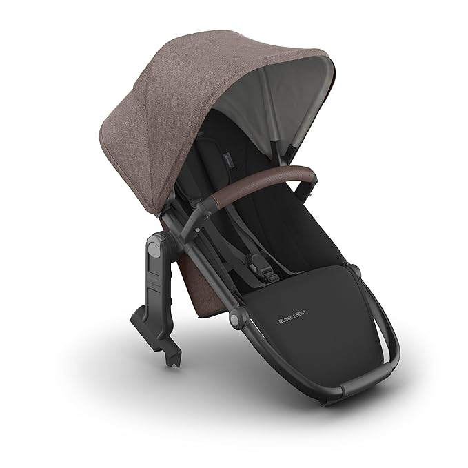 UPPAbaby RumbleSeat V3 Second Lower Seat - Compatible with Vista V2 and Vista V3 - All-Weather Seat + Magnetic Buckle – Adapters Included -Owen (Mocha Mélange)