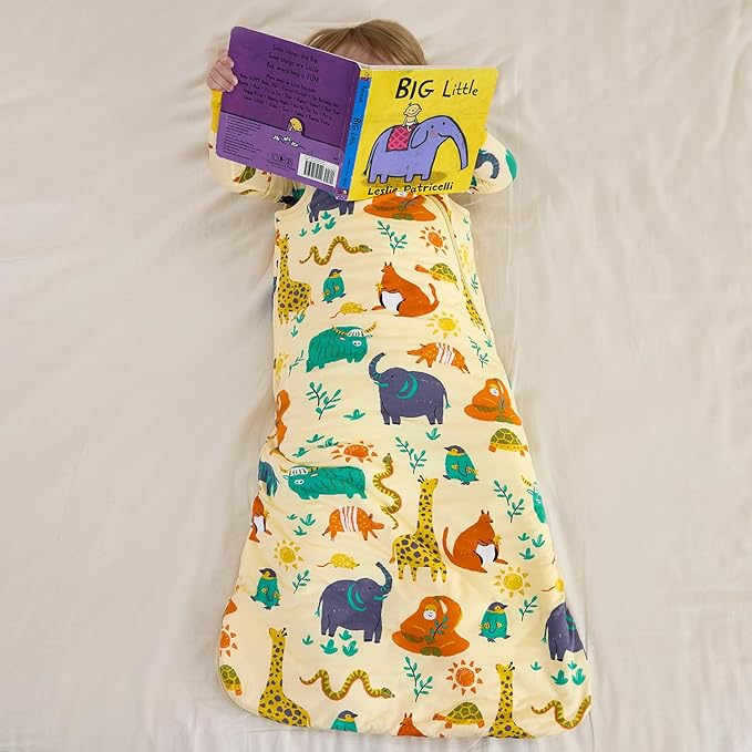 Bamboo Viscose Sleep Sack for Babies and Toddlers 1.0 Tog Wearable Blanket 2-Way Zipper Baby Shower Gifts