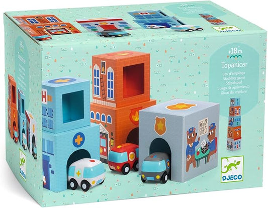 DJECO Blocks&Towers TopaniCar