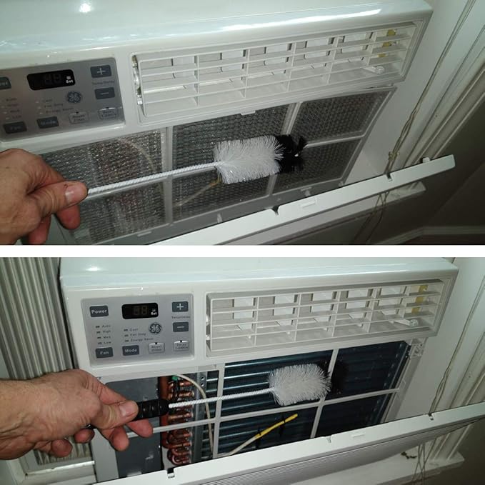 NewFerU Bottle Cleaning Brushes Long Handle Thin, Small Big Wire Cleaner Bendable Flexible for Water Wine Baby Bottles, Pipe, Tube, Hose, Flask (4)