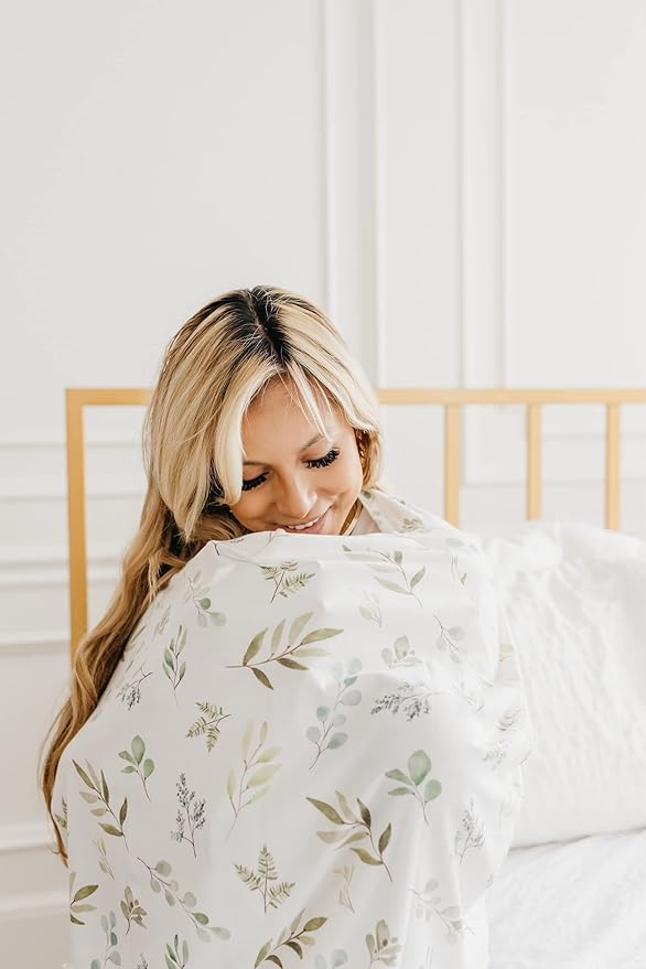 Copper Pearl Multi-Use Cover: Car Seat Covers, Nursing Cover, and Stroller Cover for Sun - Stretchy Fabric, All-Season Use, Stylish Designs, Easy Access for Moms - Haven