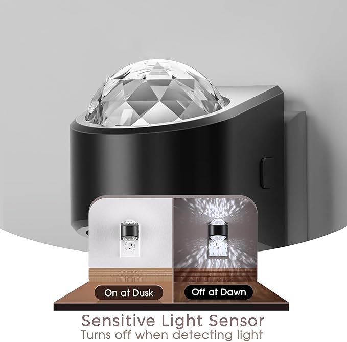 Night Light, Night Lights Plug into Wall, Night Light for Bedroom, Dimmable Brightness, LED Dusk to Dawn Sensor Nightlight for Nursery, Bathroom, Home Decor, Gaming Room, Daylight White 5000k, 2 Pack