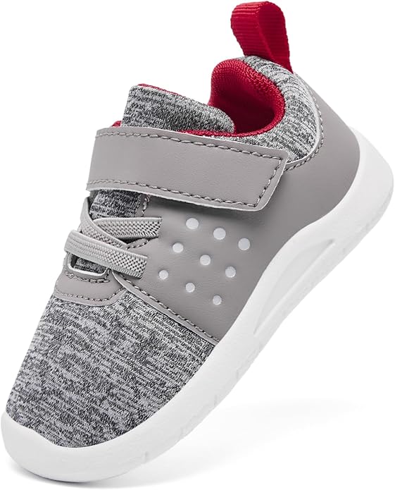 MORENDL Toddler Baby Shoes 0-4 Years Boy Girl Lightweight Breathable Non-Slip Sports Sneakers Running Walking Tennis Barefoot Shoes