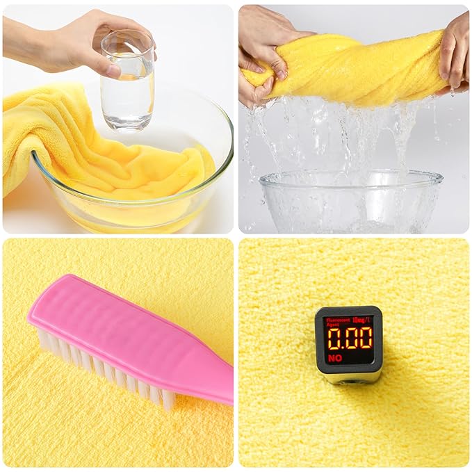 ROMASA Baby Bath Towel Ultra Soft Hooded Towel Highly Absorbent Bathrobe Blanket Toddlers Shower Gifts for Boys Girls- 27.5" x 55" (Yellow)