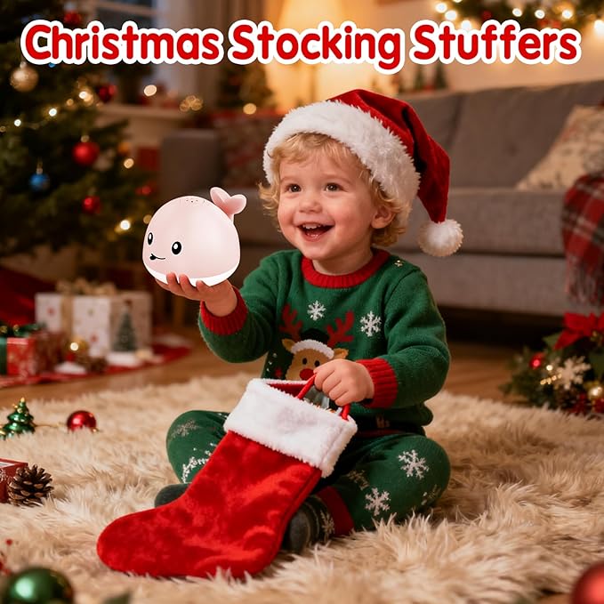 Baby Bath Toys, Toddler Bath Toys for Kids Ages 1-3, Christmas Stocking Stuffers 1 2 3 Year Boy Girl Gifts, Infant Baby Toy 6-12-18 Months, Light Up Whale Bath Toy Sprinkler Bathtub Water Toy