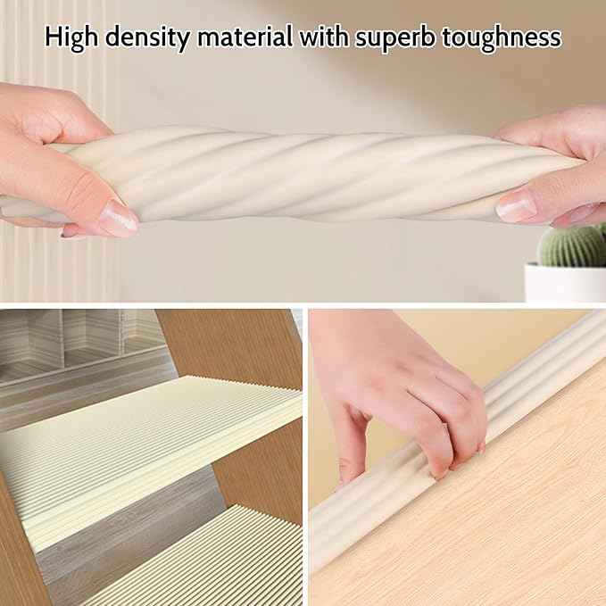 Baby Edge and Corner Guards, Soft Foam Furniture Protector, Table Bumper Strip,3.15inch x 6.56 ft, Brown，Baby Proofing Bumper for Table, Fireplace (Brown)