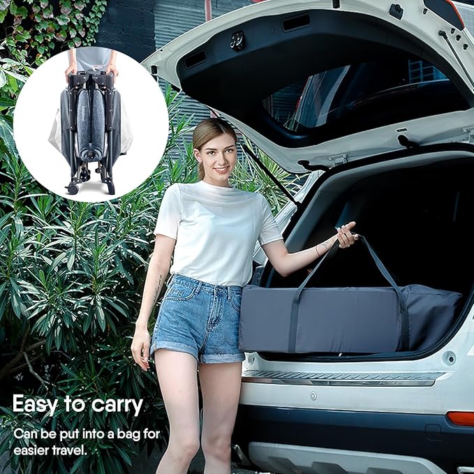 BabyBond Baby Bassinet Bedside Crib, Pack and Play with Sheet, Diaper Changing Table and Music Mobile from Newborn to Toddles, Portable Large Playard