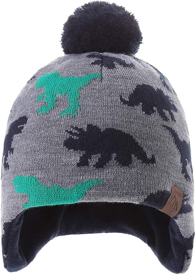 Moon Kitty Baby Boys Hats Toddler Beanies for Boys Winter Fleece Winter Hat Boys