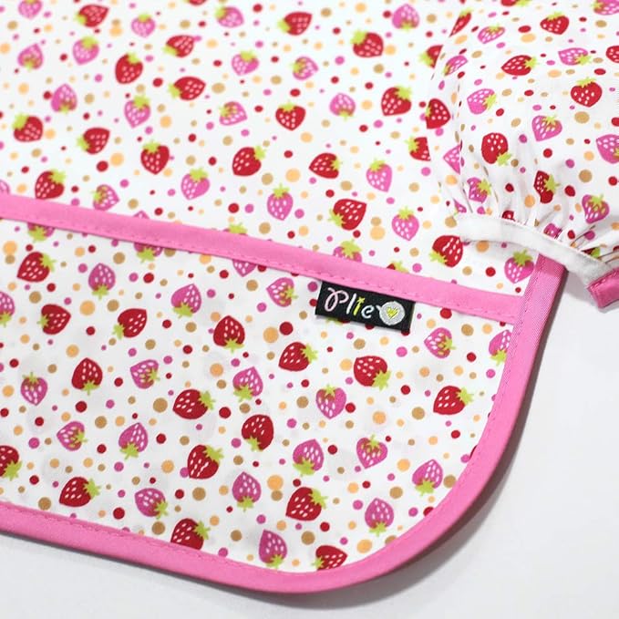 Long Sleeve Waterproof Bib for Toddlers – Feeding Smock for Baby Mealtime, Self-Feeding, Painting & Messy Play, BPA-Free