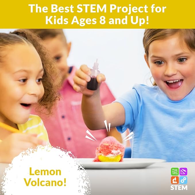 STEM Toys by Griddly Kids – Art & Science Kits for Kids 8-12, STEM Kits for Learning & Education Toy, Chemistry Set for Hands-on Learning, Experiment Gifts for Boys & Girls (Just Add Fruits & Veggies)