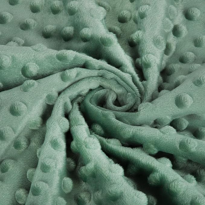 HOMRITAR Christmas Baby Blanket for Boys Soft Lightweight Minky Blanket with Double Layer Dotted Backing for Infant Toddler Nursery Crib with Green Pine Tree Design 30 x 40 Inch