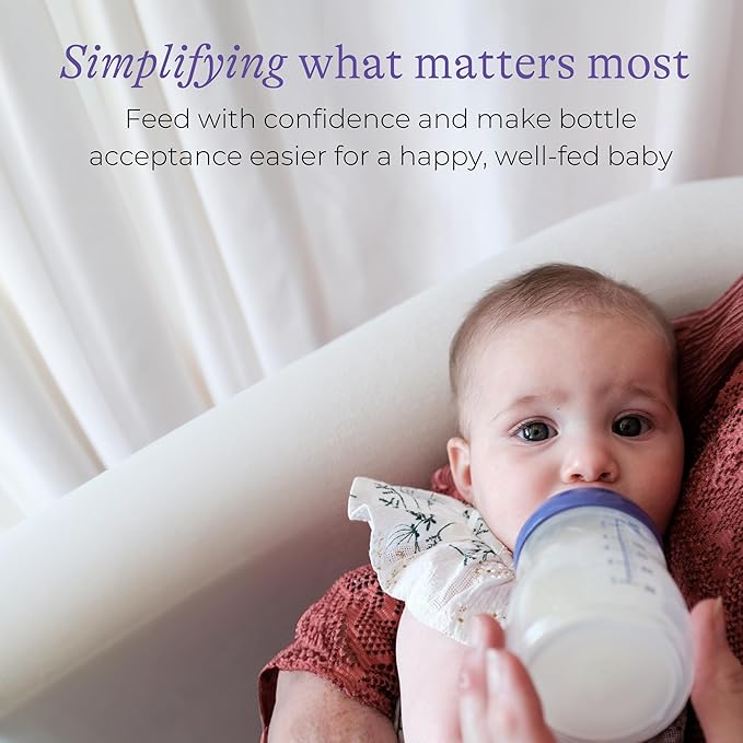 Lansinoh NaturalWave Baby Bottle Nipples, Medium Flow, Size M, 3+ Months, 4 Count – 100% Soft, Durable Silicone, Made Without BPA BPS, Anti-Colic, Supports Baby’s Developing Mouth and Teeth