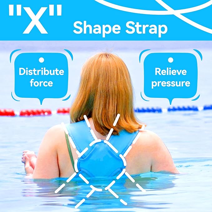 Baby Carrier, Dual-Use Adjustable Baby Sling Support Infant Chest Holder with Drawstring Backpack for Newborn to Toddler 13-33 lbs Swimming Pool Beach Land (Blue)