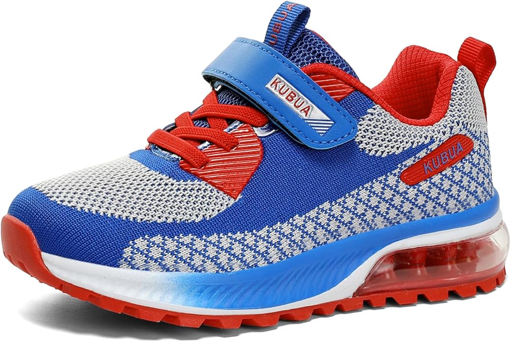 KUBUA Kids Sneakers for Boys Girls Running Tennis Shoes Lightweight Breathable Sport Athletic
