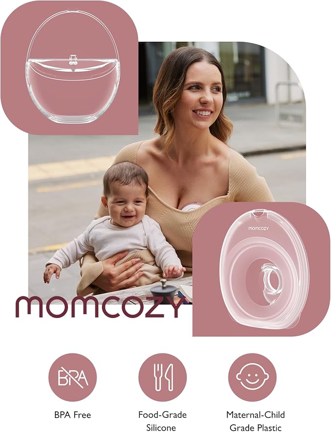 Momcozy Mobile Style | M6 Flange 24mm & Milk Collector, Original Mobile Style | M6 Breast Pump Replacement Accessories