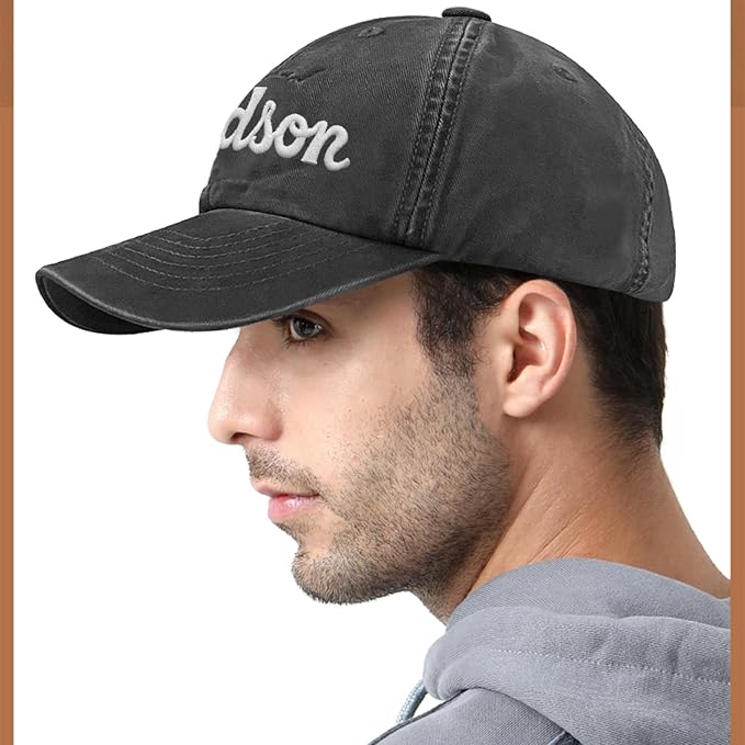 Custom Name Toddler Baseball Cap, Personalized Boys Girls Cotton Embroidered Hat, Trucker Hat for Kids Adults