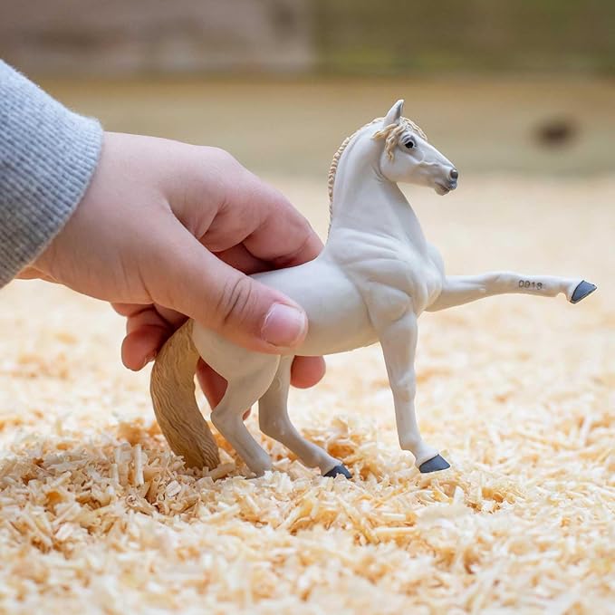 Safari Ltd. Andalusian Stallion Figurine - Detailed 4.5" Plastic Model Figure - Fun Educational Play Toy for Boys, Girls & Kids Ages 3+