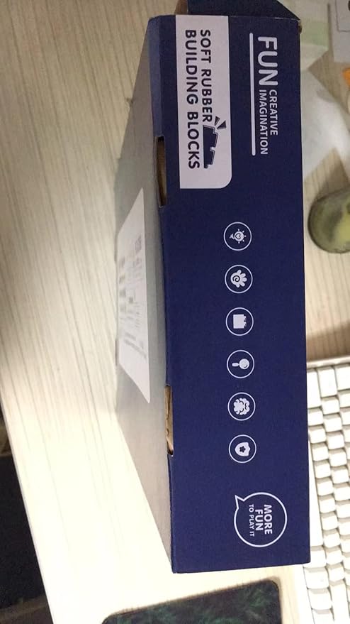 Soft Building Blocks for Toddlers, Large Building Blocks Stacking Blocks for Babies 6 Months and Up Stem Toddler Gifts, Teething Toys, 40 PCS