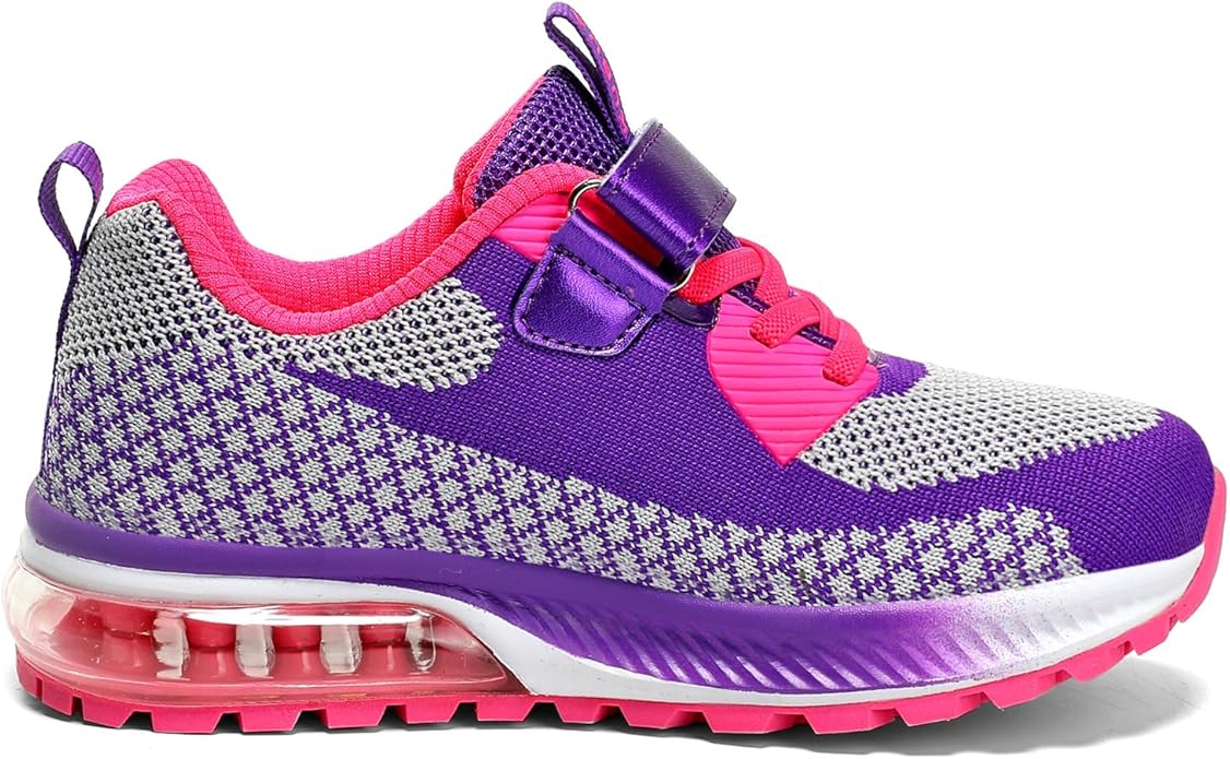 KUBUA Kids Sneakers for Boys Girls Running Tennis Shoes Lightweight Breathable Sport Athletic