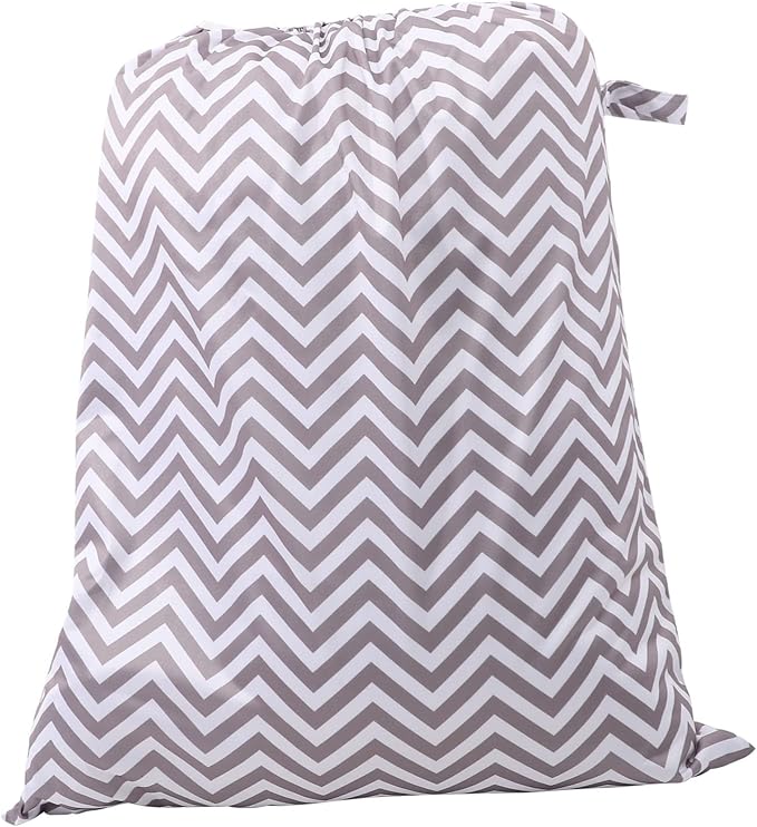 Milisten Reusable Diaper Pail Wet Bag for Cloth Diapers Elastic Edges Portable Storage Solution for Nursery or Travel