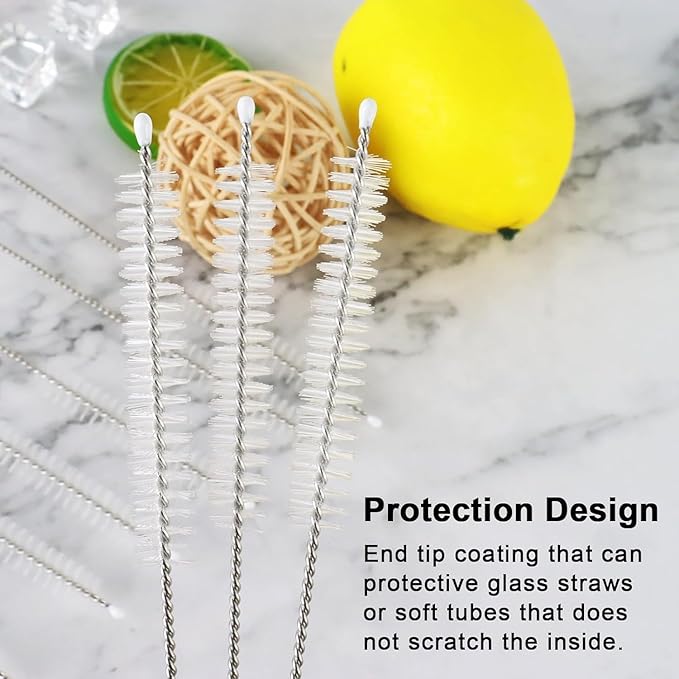 Silicone Straw Cleaner Brush,Water Bottle Cleaning Kit, Brush and Straw Cleaner for Owala Tumbler 16/oz/24oz/32oz/40oz,with 2 Straw Cleaner Brush and Cup Lid Cleaning Brush