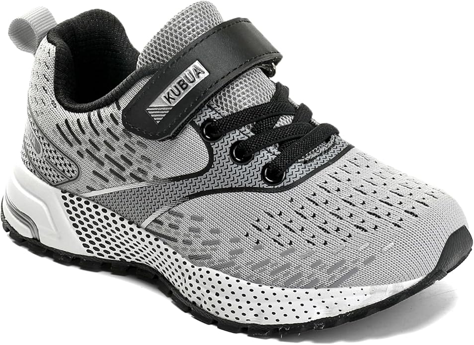 KUBUA Kids Sneakers for Boys Girls Running Tennis Shoes Lightweight Breathable Sport Athletic