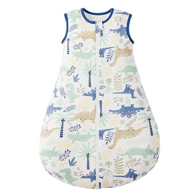 Duomiaomiao 2.5 TOG Baby Sleep Sack 100% Cotton Winter Baby Wearable Blanket, Warm Quilted Comfy Toddler Sleeping Sack